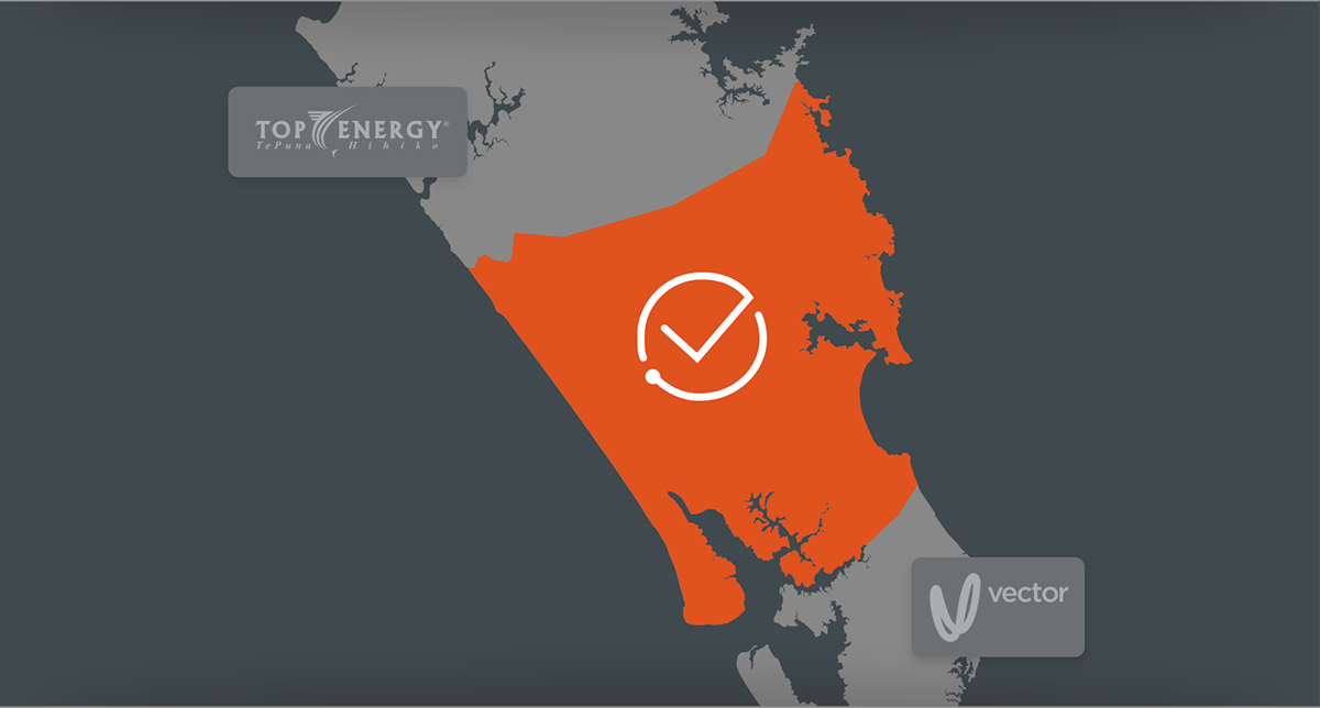 Northpower network boundary map